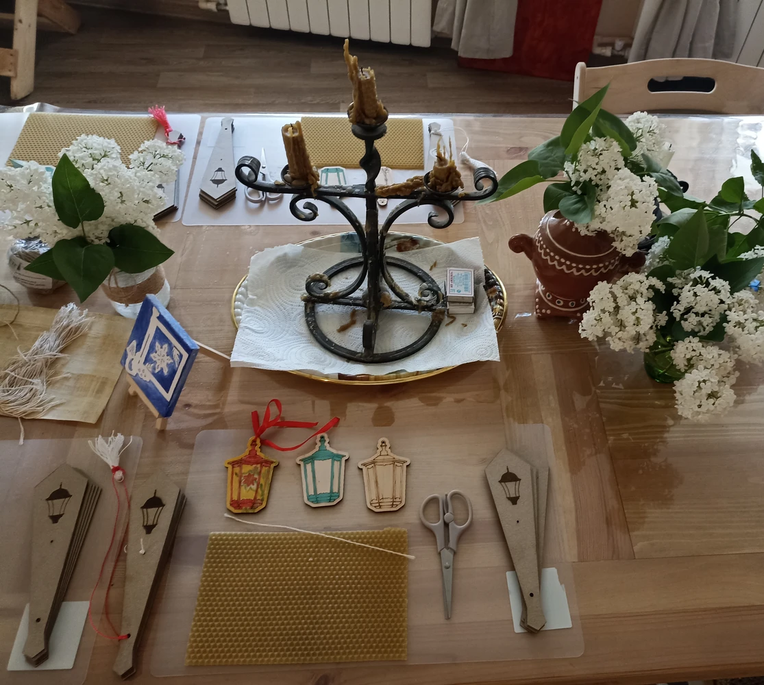 Мастер-класс в гостях у костромского фонарщика