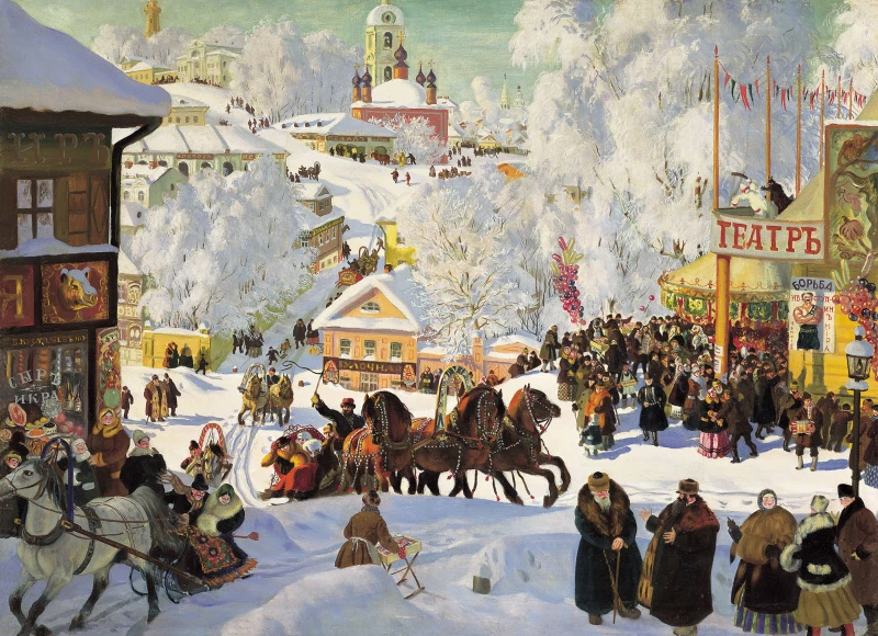 Кострома из-под кисти русских художников