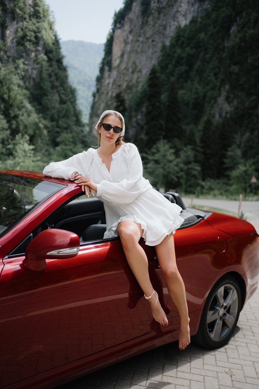 Фотопутешествие в Абхазию на кабриолете Lexus