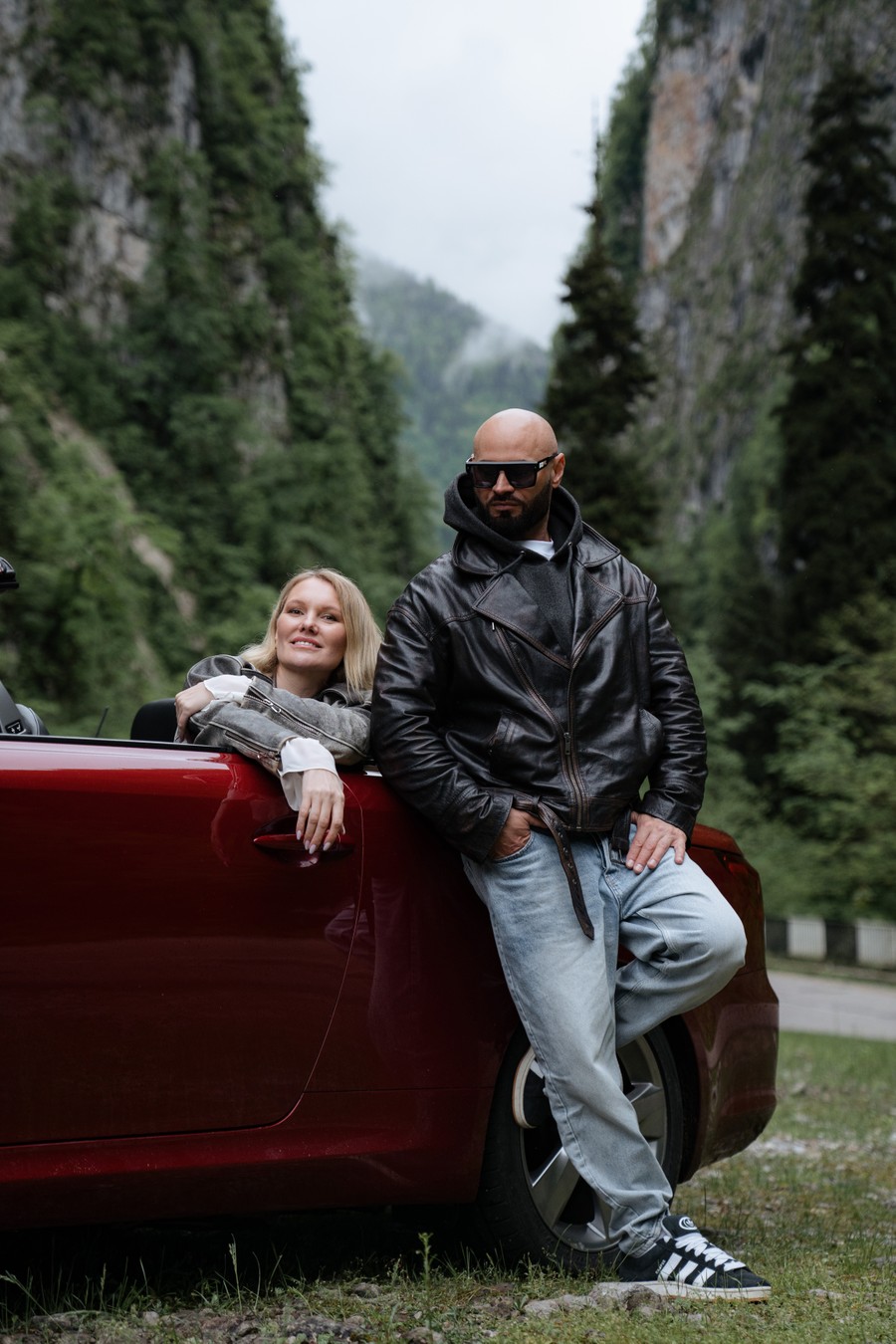 Фотопутешествие в Абхазию на кабриолете Lexus