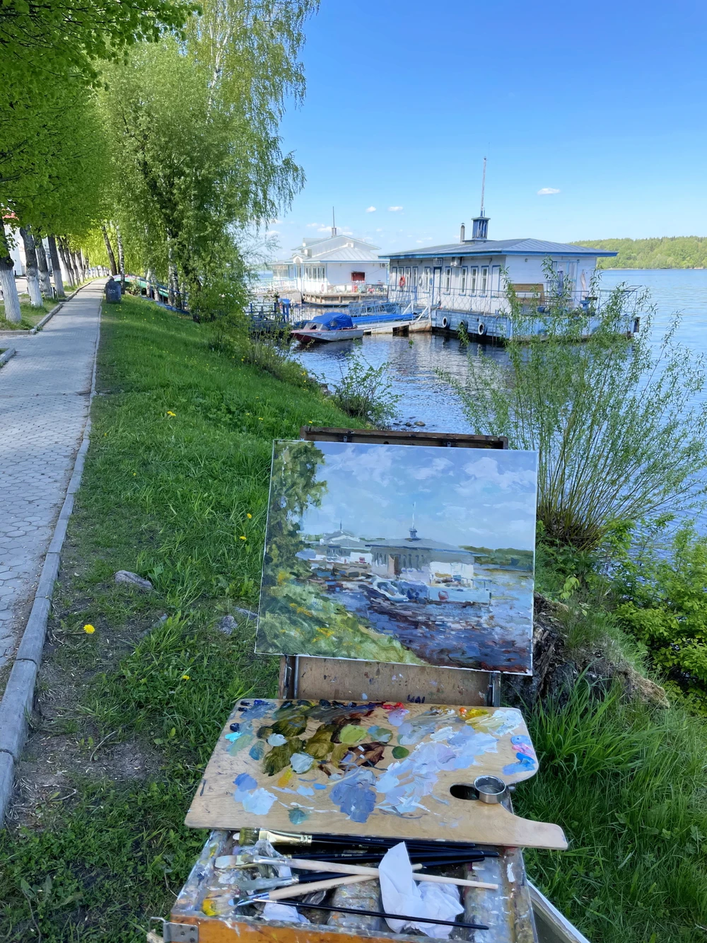 Азбука пейзажа: мастер-класс по живописи в Плёсе